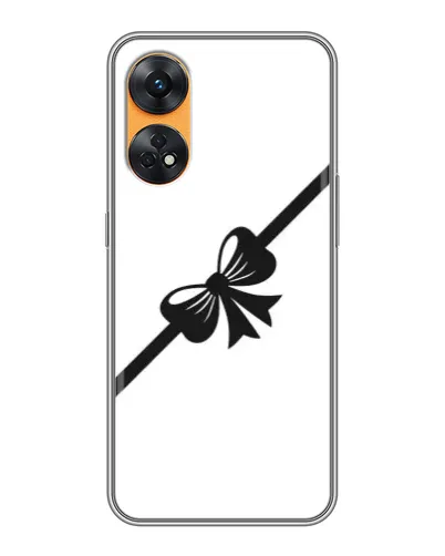Чехол для OPPO Reno 8T с картинкой «Диагональный бант» Чехол для OPPO Reno 8T с картинкой «Диагональный бант»
