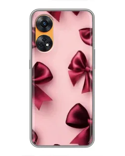 Чехол для OPPO Reno 8T с картинкой «Бордовый атлас» Чехол для OPPO Reno 8T с картинкой «Бордовый атлас»