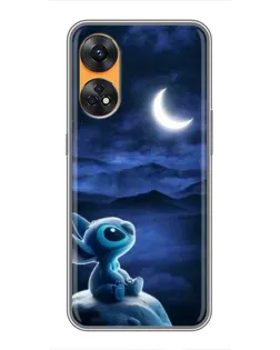 Чехол для OPPO Reno 8T с картинкой «Лунная ночь Стича» Чехол для OPPO Reno 8T с картинкой «Лунная ночь Стича»