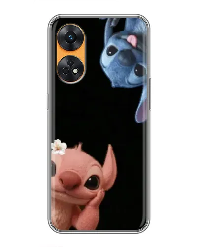 Чехол для OPPO Reno 8T с картинкой «Фиолетовый туман роз»