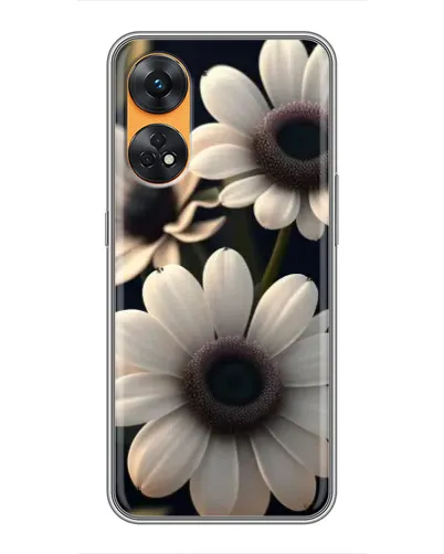 Чехол для OPPO Reno 8T с картинкой «Белые маргаритки макро» Чехол для OPPO Reno 8T с картинкой «Белые маргаритки макро»