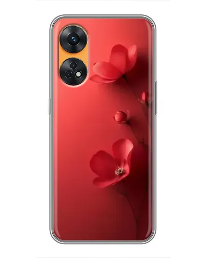 Чехол для OPPO Reno 8T с картинкой «Маковые соцветия» Чехол для OPPO Reno 8T с картинкой «Маковые соцветия»