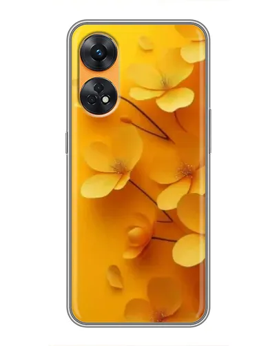 Чехол для OPPO Reno 8T с картинкой «Золотые лепестки» Чехол для OPPO Reno 8T с картинкой «Золотые лепестки»