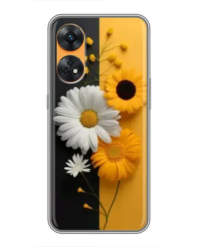 Чехол для OPPO Reno 8T с картинкой «Подсолнух и ромашка» Чехол для OPPO Reno 8T с картинкой «Подсолнух и ромашка»