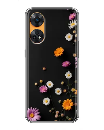 Чехол для OPPO Reno 8T с картинкой «Цветочная композиция» Чехол для OPPO Reno 8T с картинкой «Цветочная композиция»