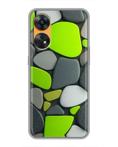 Чехол для OPPO Reno 8T с картинкой «Яркая неоновая галька» Чехол для OPPO Reno 8T с картинкой «Яркая неоновая галька»