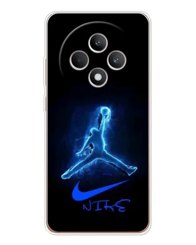 Чехол для OPPO Reno12 F с картинкой «Jordan Neon Blue» Чехол для OPPO Reno12 F с картинкой «Jordan Neon Blue»