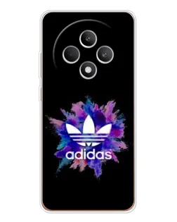 Чехол для OPPO Reno12 F с картинкой «Взрыв красок Adidas»