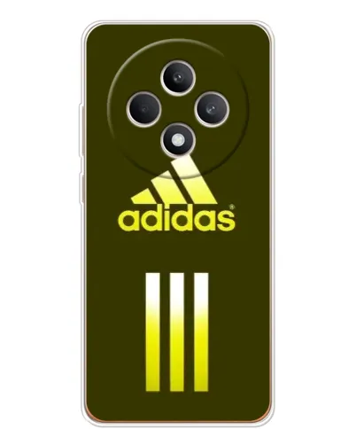 Чехол для OPPO Reno12 F с картинкой «Оливковый градиент Adidas»