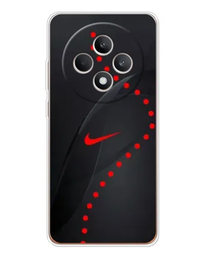 Чехол для OPPO Reno12 F с картинкой «Абстрактный дизайн Nike»