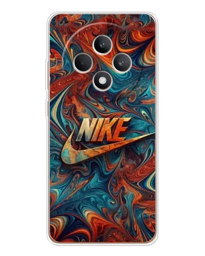 Чехол для OPPO Reno12 F с картинкой «Nike в абстракции»