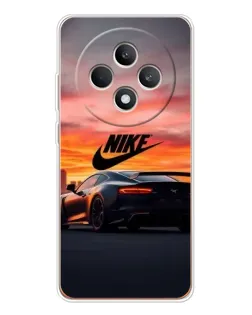 Чехол для OPPO Reno12 F с картинкой «Nike и суперкар»