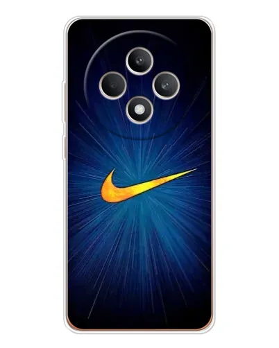 Чехол для OPPO Reno12 F с картинкой «Синий пульс Nike» Чехол для OPPO Reno12 F с картинкой «Синий пульс Nike»