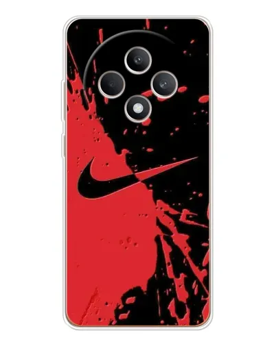 Чехол для OPPO Reno12 F с картинкой «Красные брызги Nike» Чехол для OPPO Reno12 F с картинкой «Красные брызги Nike»