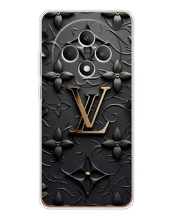 Чехол для OPPO Reno12 F с картинкой «Кожаная текстура LV»