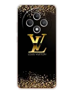 Чехол для OPPO Reno12 F с картинкой «LV — золотые искры»