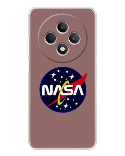 Чехол для OPPO Reno12 F с картинкой «NASA — ретро космос» Чехол для OPPO Reno12 F с картинкой «NASA — ретро космос»