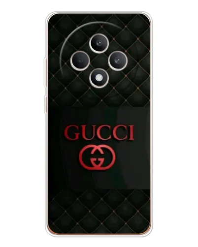 Чехол для OPPO Reno12 F с картинкой «Gucci — стеганый черный»