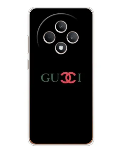 Чехол для OPPO Reno12 F с картинкой «Gucci — красный градиент»