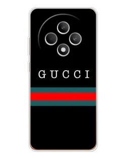 Чехол для OPPO Reno12 F с картинкой «Gucci — красный пояс»
