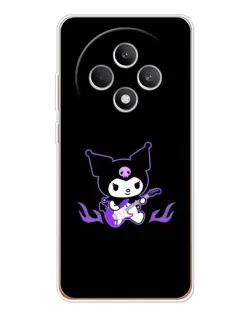 Чехол для OPPO Reno12 F с картинкой «Электрическая Kuromi»