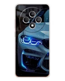 Чехол для OPPO Reno12 F с картинкой «Взгляд BMW с синими фарами» Чехол для OPPO Reno12 F с картинкой «Взгляд BMW с синими фарами»