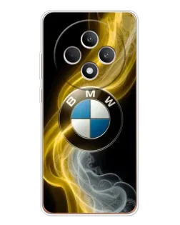 Чехол для OPPO Reno12 F с картинкой «Золотистый дым BMW» Чехол для OPPO Reno12 F с картинкой «Золотистый дым BMW»