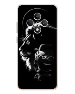 Чехол для OPPO Reno12 F с картинкой «BMW и лев» Чехол для OPPO Reno12 F с картинкой «BMW и лев»