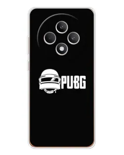 Чехол для OPPO Reno12 F с картинкой «PUBG — классический лого»