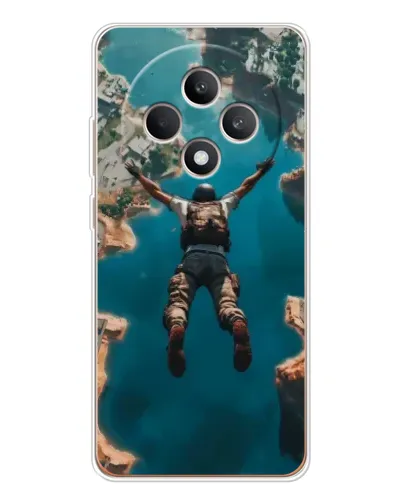Чехол для OPPO Reno12 F с картинкой «PUBG — свободное падение»