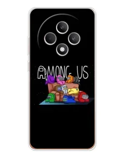 Чехол для OPPO Reno12 F с картинкой «Логотип Among Us» Чехол для OPPO Reno12 F с картинкой «Логотип Among Us»