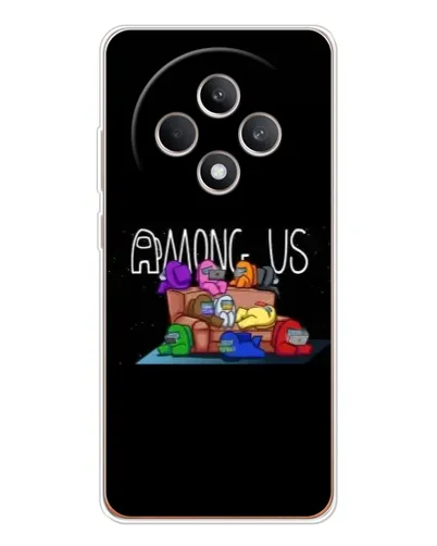 Чехол для OPPO Reno12 F с картинкой «Логотип Among Us» Чехол для OPPO Reno12 F с картинкой «Логотип Among Us»