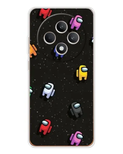 Чехол для OPPO Reno12 F с картинкой «Космический паттерн Among Us» Чехол для OPPO Reno12 F с картинкой «Космический паттерн Among Us»