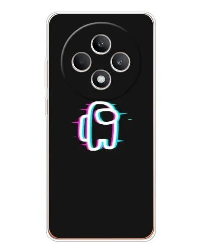 Чехол для OPPO Reno12 F с картинкой «Among Us неон» Чехол для OPPO Reno12 F с картинкой «Among Us неон»