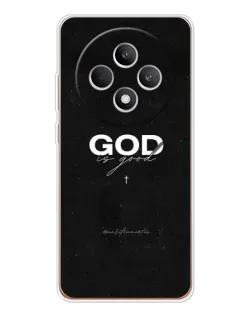Чехол для OPPO Reno12 F с картинкой «GOD — Бог над всем»