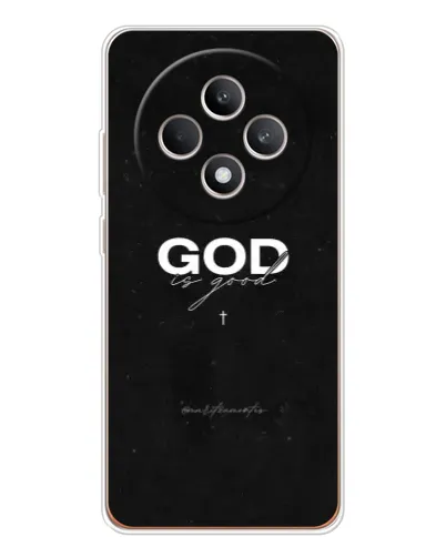 Чехол для OPPO Reno12 F с картинкой «GOD — Бог над всем»