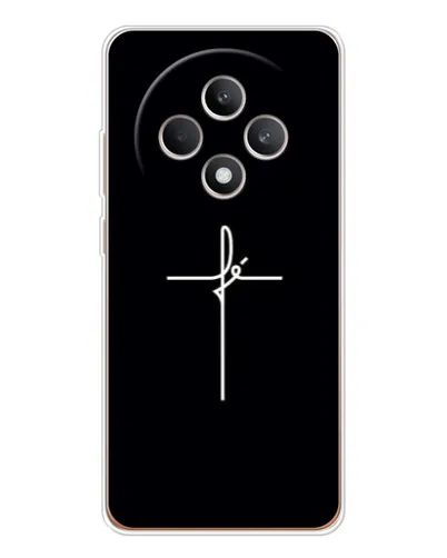 Чехол для OPPO Reno12 F с картинкой «Тонкий крест» Чехол для OPPO Reno12 F с картинкой «Тонкий крест»