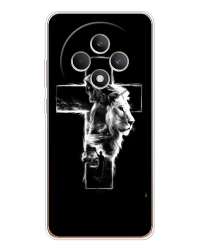 Чехол для OPPO Reno12 F с картинкой «Сияющий крест Jesus» Чехол для OPPO Reno12 F с картинкой «Сияющий крест Jesus»