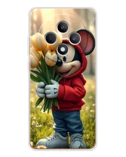 Чохол для OPPO Reno12 F з картинкою «Міккі з тюльпанами» Чохол для OPPO Reno12 F з картинкою «Міккі з тюльпанами»