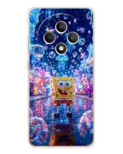 Чехол для OPPO Reno12 F с картинкой «Неоновый океан» Чехол для OPPO Reno12 F с картинкой «Неоновый океан»