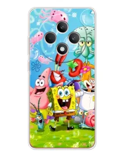 Чехол для OPPO Reno12 F с картинкой «Губка Боб и друзья» Чехол для OPPO Reno12 F с картинкой «Губка Боб и друзья»