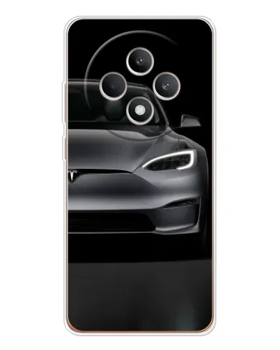 Чехол для OPPO Reno12 F с картинкой «Tesla Model S Look»