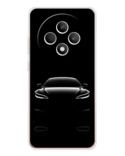 Чехол для OPPO Reno12 F с картинкой «Силуэт Tesla Night» Чехол для OPPO Reno12 F с картинкой «Силуэт Tesla Night»