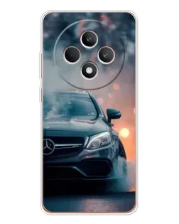 Чехол для OPPO Reno12 F с картинкой «Mercedes — ночной город» Чехол для OPPO Reno12 F с картинкой «Mercedes — ночной город»