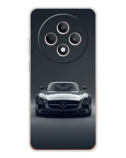 Чехол для OPPO Reno12 F с картинкой «Mercedes на черном» Чехол для OPPO Reno12 F с картинкой «Mercedes на черном»