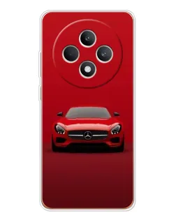 Чехол для OPPO Reno12 F с картинкой «Красный Mercedes AMG»