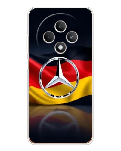 Чехол для OPPO Reno12 F с картинкой «Mercedes — флаг Германии» Чехол для OPPO Reno12 F с картинкой «Mercedes — флаг Германии»