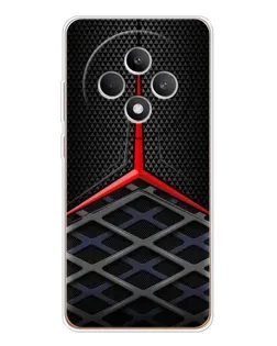 Чехол для OPPO Reno12 F с картинкой «Mercedes Carbon Grid»