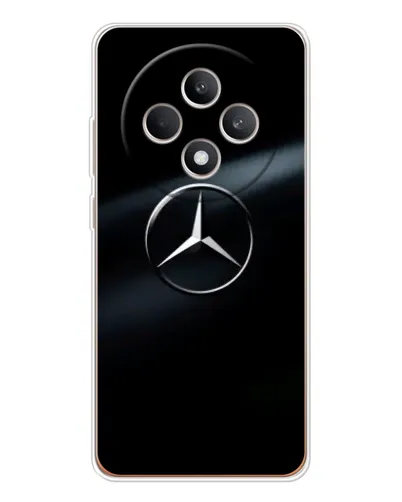 Чехол для OPPO Reno12 F с картинкой «Mercedes на металле» Чехол для OPPO Reno12 F с картинкой «Mercedes на металле»