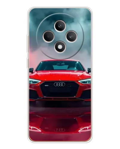Чехол для OPPO Reno12 F с картинкой «Audi RS — красный стиль»